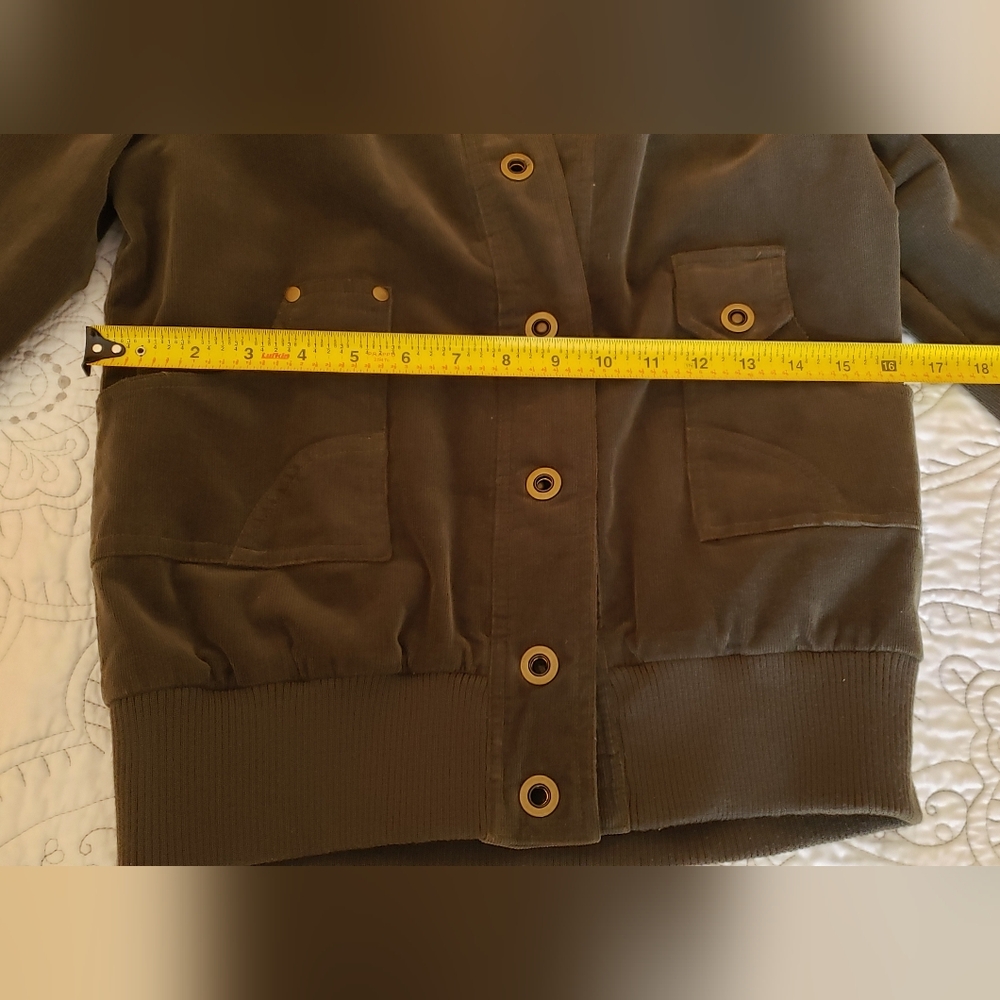 Army Green Bomber-style Jacket - Picture 10 of 15